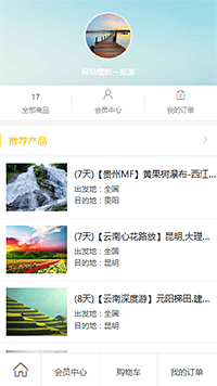 旅游票务模板缩略图