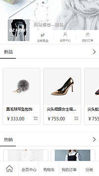 服装商城模板缩略图
