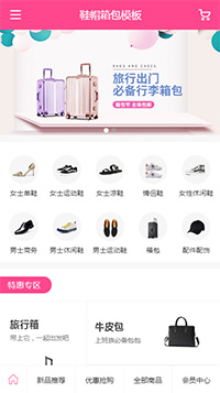 鞋帽箱包模板缩略图