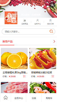 生鲜蔬果模板缩略图