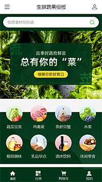 生鲜蔬果模板缩略图