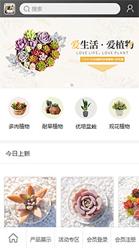 鲜花植物模板缩略图
