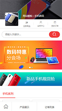 手机数码模板缩略图