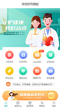 体检机构模板缩略图