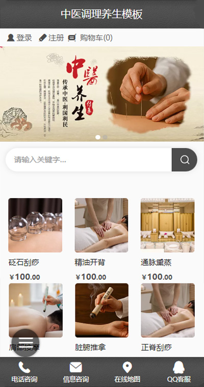 中医理疗模板缩略图